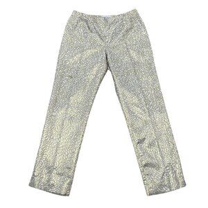 Vintage Womens Victor Costa Gold Metallic Pants Deadstock 1990s